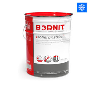 BORNIT – Isolieranstrich - materiał powłokowy na bazie bitumu. Nakładany na zimno. Zbadany zgodnie z AIB.