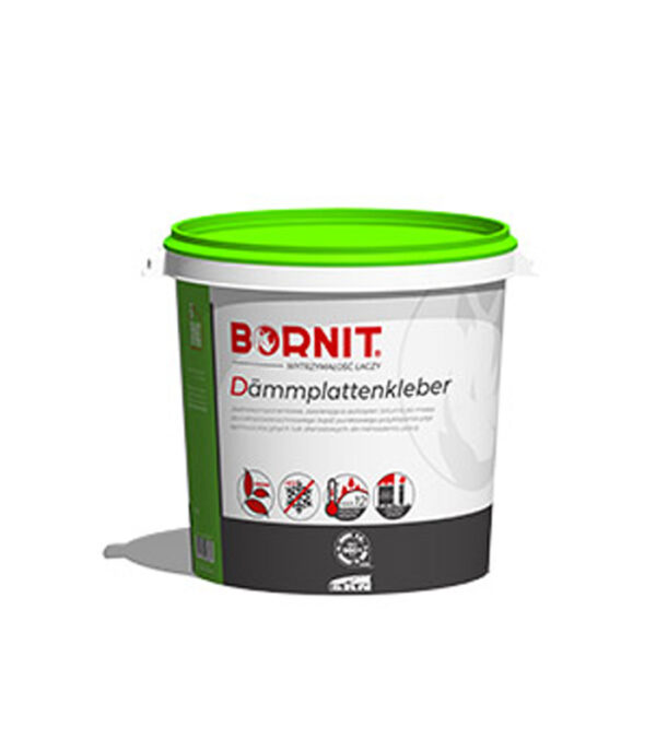 BORNIT – Dämplattenkleber - do całopowierzchniowego lub punktowego klejenia płyt izolacyjnych, płyt drenażowych itp. z EPS, XPS
